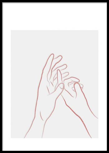 HOLDING HANDS NO. 2 POSTER