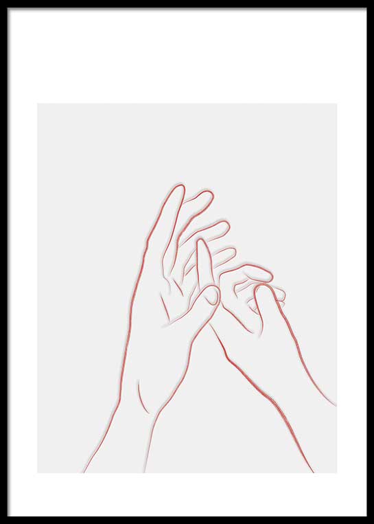HOLDING HANDS NO. 2 POSTER
