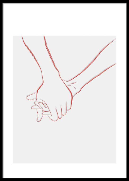 HOLDING HANDS NO. 3 POSTER